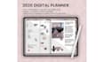 design hyperlinked digital planner, etsy digital planner, canva planner template