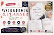design customized stunning digital and printable workbook planner