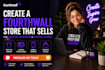 design a converting fourthwall website, redesign fourth wall merch pod store