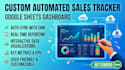 build automated sales tracker in google sheet dashboard