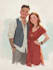 couple portrait wedding portrait illustration