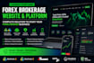 build a professional forex broker website, trading platform, mt5 integration