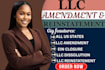 do llc amendment, dissolution, reinstatement, close ein all 50 states