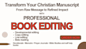 proofread, edit, christian memoir, devotionals, prayer journal, self help kdp