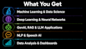 do ai, machine learning, deep learning, and data science projects in python