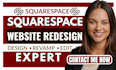 design, redesign or revamp your squarespace website