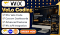 do custom wix velo code, wix studio development and wix website fixes
