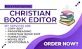 write, design and format christian devotionals, prayer books, and ebooks