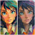 draw a anime character art