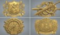 do cnc design, pendant 3d jewelry, 3d coin model, bas relief medallion step file