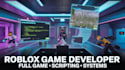 develop a professional roblox game with scripting and full systems