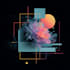 create abstract geometric digital art