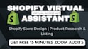 shopify VA shopify virtual assistant shopify multi vendor ebay virtual assistant