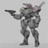 draw amazing character mecha robot illustration