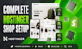 design and redesign hostinger ecommerce website, hostinger wordpress store