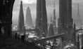 draw a cyberpunk city illustrations