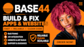 fix, build and migrate base44 app, base44 expert, base44 bug fixing, vibe coding