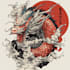 draw  a japanese style tattoo art