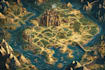 fantasy map illustration arts
