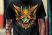 create professional t shirt design artwork