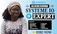 setup systeme io email automation systeme io workflow systeme io landing page