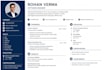 design a professional resume and CV in canva
