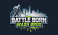 design professional cleaning and washing logo