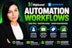 setup gohighlevel and systeme io automation workflows