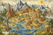 make your fantasy map illustration arts
