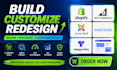 build shopify bigcommerce customize joomla webnode website teleporthq redesign