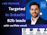 provide targeted linkedin  b2b  leads with verified email