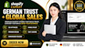 design and redesign german shopify store SEO conversion focused ecommerce store
