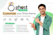 customize ghost cms, ghost cms website customization and ghost cms redesign
