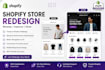 redesign your shopify website for higher conversions