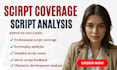 write script notes, feedback, analysis and script coverage for your movie script