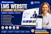 create lms website, elearning website with tutor lms