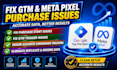 fix google tag manager meta pixel purchase event and gtm purchase trigger