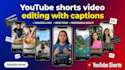 youtube shorts video editing with captions