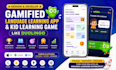 develop gamified language learning app and kid learning game like duolingo