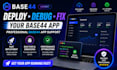 deploy, debug and fix your base44 web app professionally