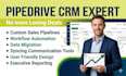 provide expert pipedrive CRM setup and custom sales pipeline design