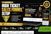 build high converting sales funnels for high ticket offers