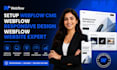 setup webflow cms webflow responsive design webflow website expert