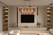 design modern house exterior and realistic 3d render