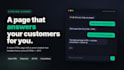 build a bilingual HTML landing page with a smart embedded chatbot