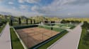 create 3d site masterplan,school campus visualization, sport complexes rendering
