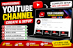 create and setup your youtube channel