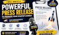 write a powerful press release to promote your startup launch business