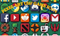 design pixel art UI icons and game interface elements and retro game design