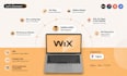 design a premium figma style modern business website with responsive UI UX